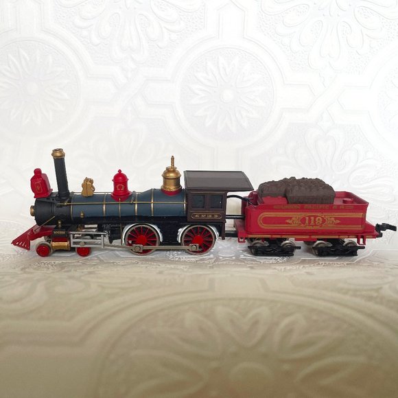 Bachmann 4-4-0 LIGHTED Engine & Coal Car 119 Union Pacific H 39 HO Gauge - Picture 1 of 15